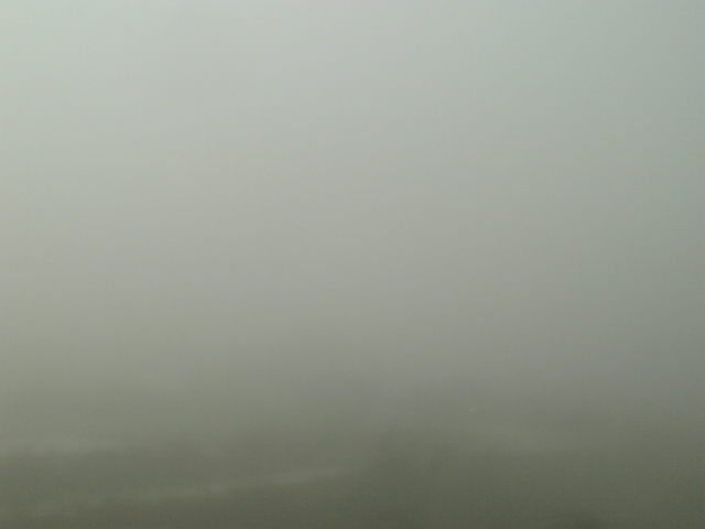 濃霧！